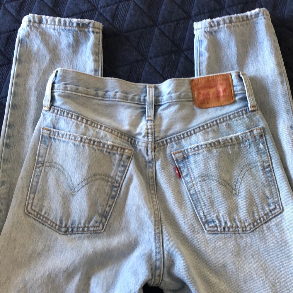 Levi’s 501 s 90’s high wasted 25W 28L straight leg